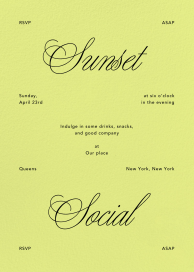 Kindly - Cocktail Party Invitation by Goods Gang