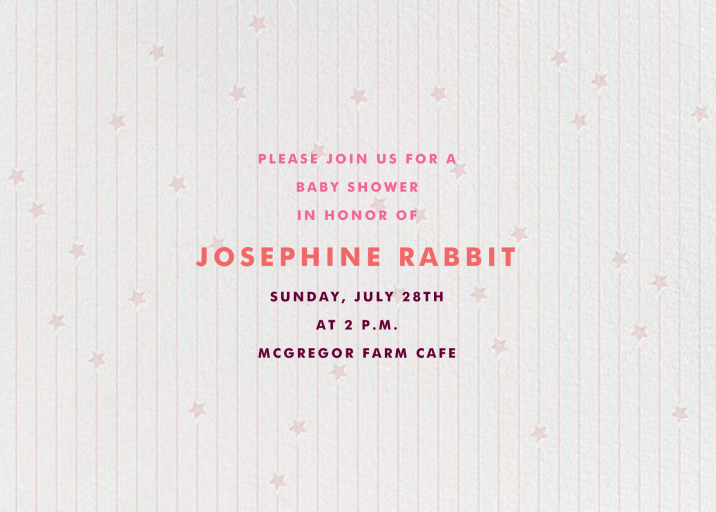 Star Showers - Baby Shower Invitation by Paperless Post