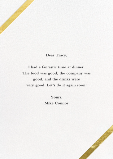 Signature Thanks - Business Greeting Card by Paperless Post - Back