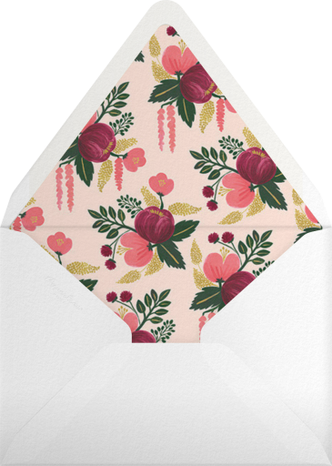 Raspberry Floral - Rifle Paper Co. Envelope