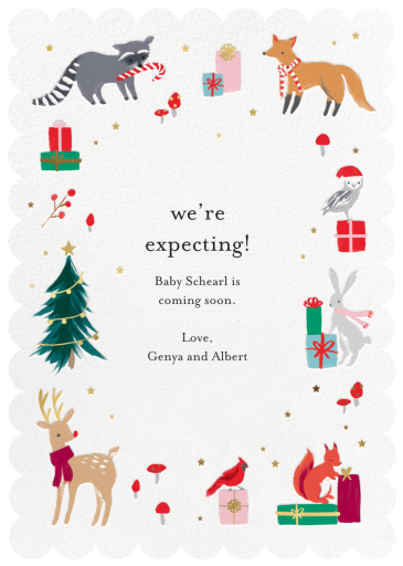 Christmas Critters - Christmas Card by Meri Meri