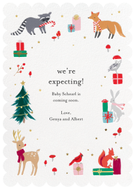 Christmas Critters - Christmas Card by Meri Meri