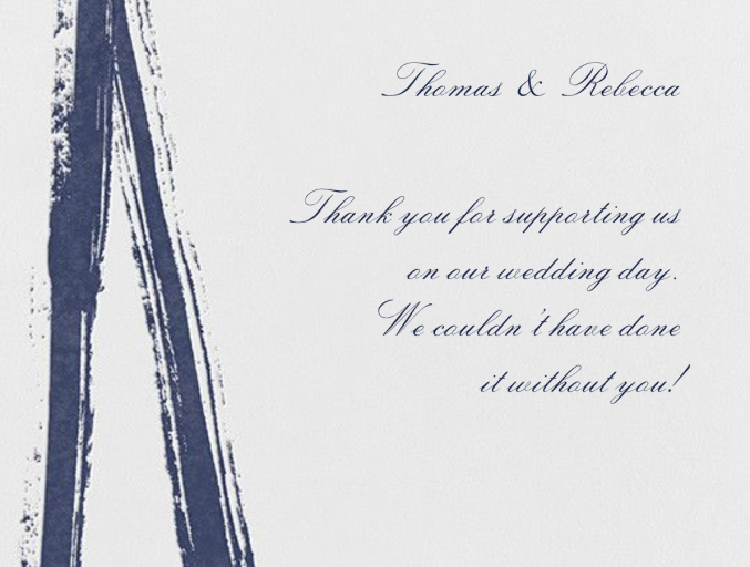 Gesso I (Thank You) - Stationery by Paperless Post