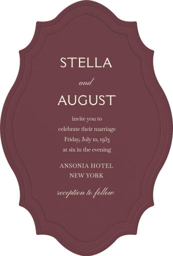 Pendant Trim - Wedding Invitation by Paperless Post