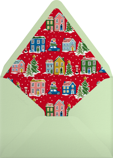 Holiday Homes (Double-Sided) - Liberty Envelope