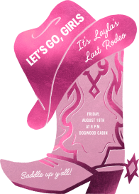 Rodeo - Bachelorette Party Invitation by Paperless Post