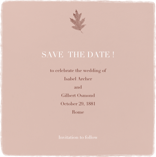 Deckle Rose - Invitation by Paperless Post