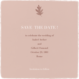 Deckle Rose - Save the Date by Paperless Post