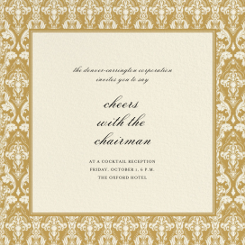 Damask Square - Business Invitation by Paperless Post