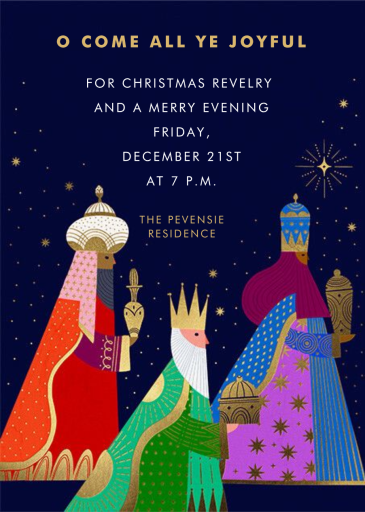 Three Gifts - Christmas Party Invitation by Hello!Lucky