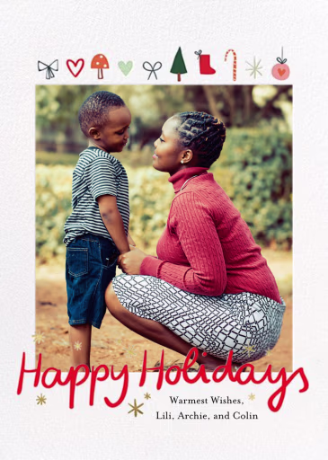 Holiday Tidings - Holiday Card by Little Cube