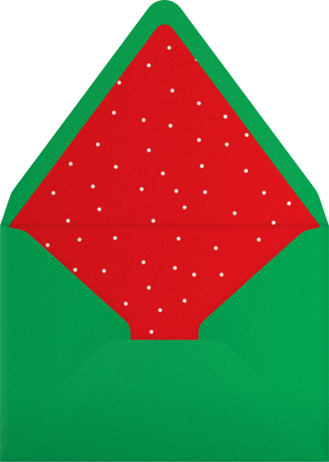 Holly Glow - Paperless Post Envelope