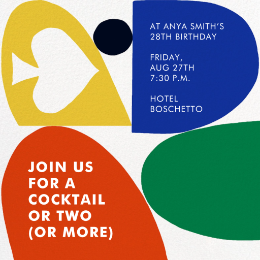 Prime Time - Birthday Invitation by kate spade new york