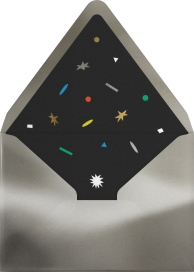 Confetti Celebration - The Indigo Bunting Envelope