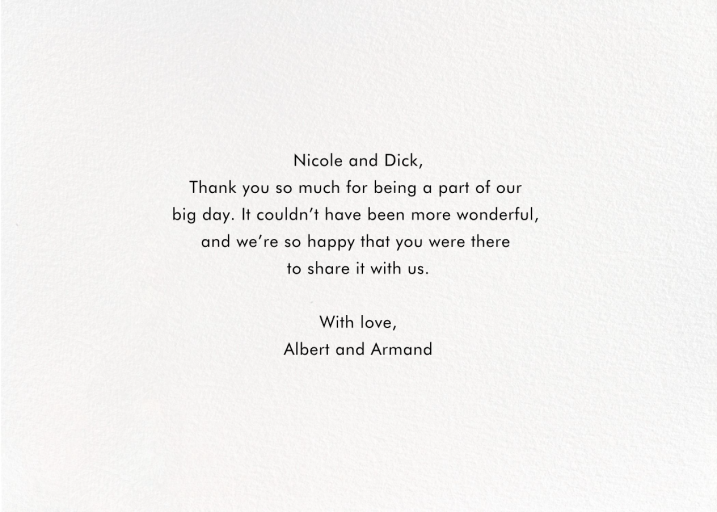 Field of Thanks Photo (Double-Sided) by Paperless Post - Back