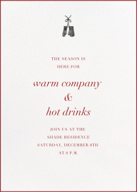 Ivory Stained Edge - Holiday Party Invitation by Paperless Post