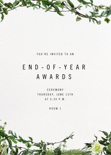 Chincoteague Vine - Awards Ceremony Invitation by Paperless Post