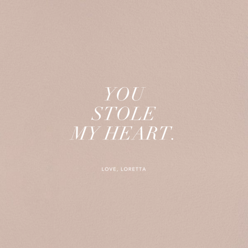 Love Struck - Photo - Valentine's Day Card by Kelly Wearstler - Back