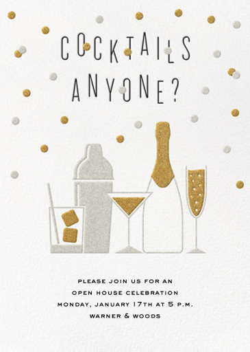 A Cocktail Party - Real Estate Invitation by crate_barrel