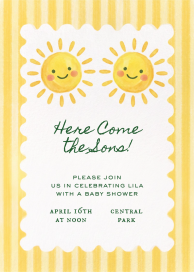 Watercolor Cuties - Baby Shower Invitation by Paperless Post
