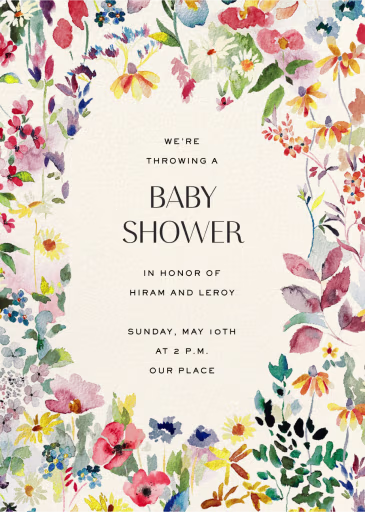 Felda - Baby Shower Invitation by Liberty
