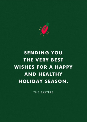 Glassy Friends - Christmas Card by Hello!Lucky - Back