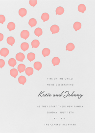 Balloons - Birthday Invitation by Linda and Harriett