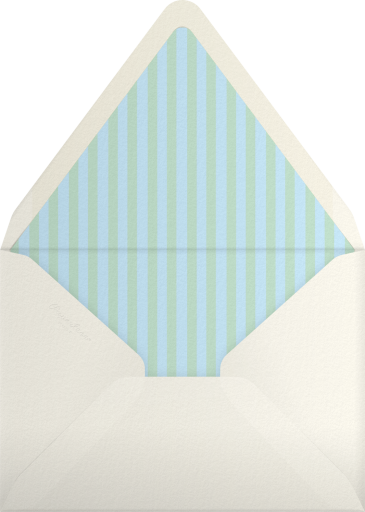 Watercolor Cloud Sky Invitation Envelope