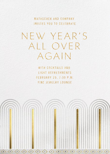 Deluxe - Dining & Drinks Invitation by Paperless Post