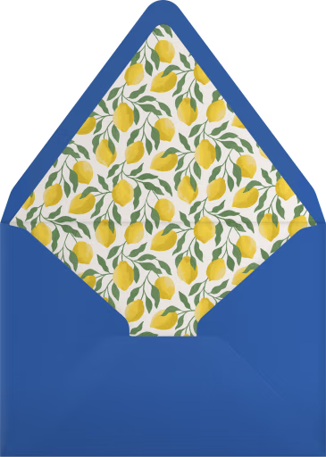 La Dolce Vita - Paperless Post Envelope