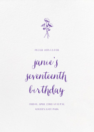 Ivory Plain - Birthday Invitation by Paperless Post