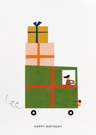 Gift Truck (Blanca Gómez) - Birthday Card by Red Cap Cards