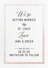 We're in Love - Save the Date by Cheree Berry Paper & Design