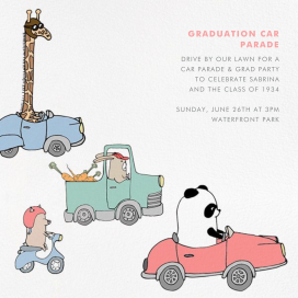 Automotive Animals - Celebration Invitation by Paperless Post