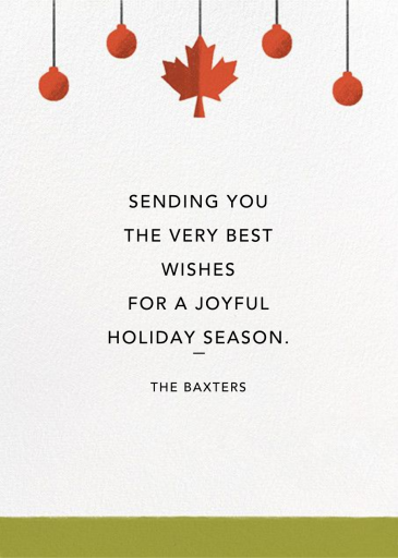 Northern Holiday Helpers - Christmas Card by Paperless Post - Back