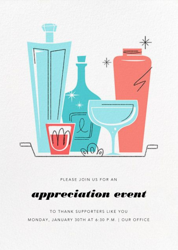Old Fashioned - Appreciation Event Invitation by Paperless Post