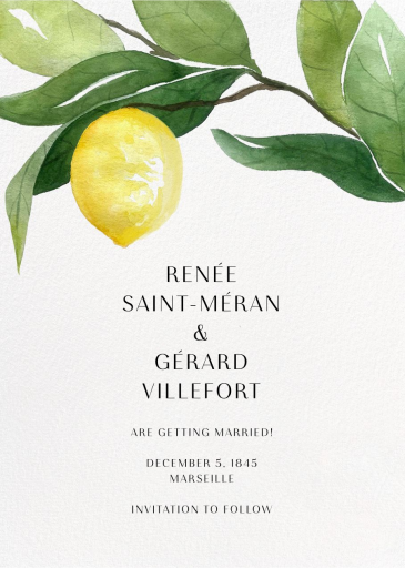 Main Squeeze (Invitation) - Save the Date by Paperless Post