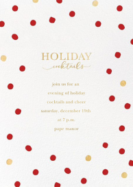 Holiday Spots - Holiday Party Invitation by Sugar Paper