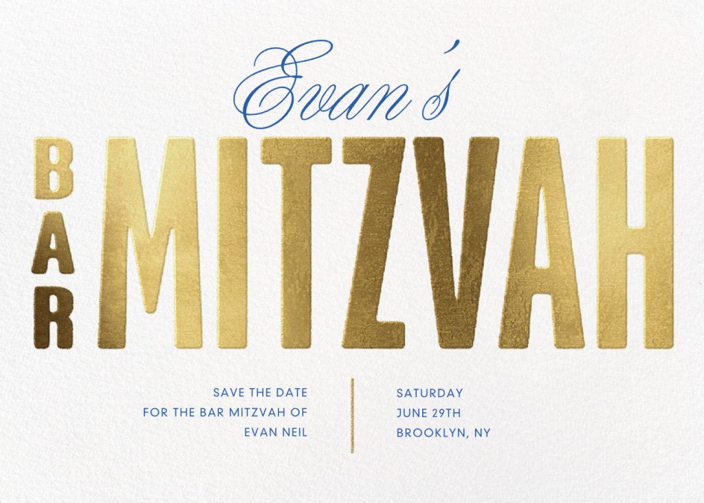 New Classic Invitation
