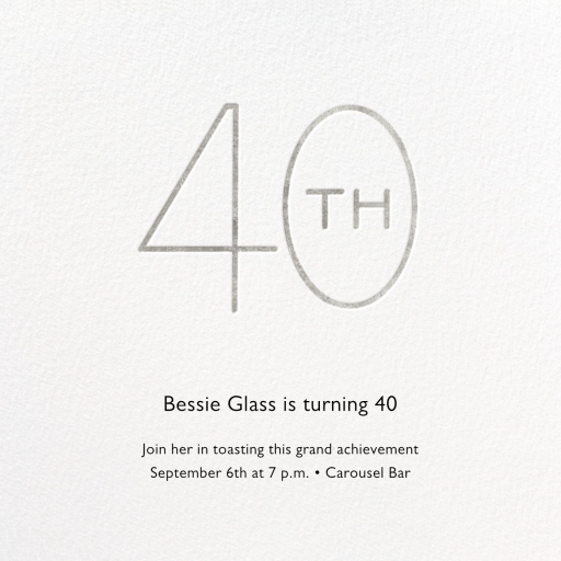 Decade - Birthday Invitation by Paperless Post