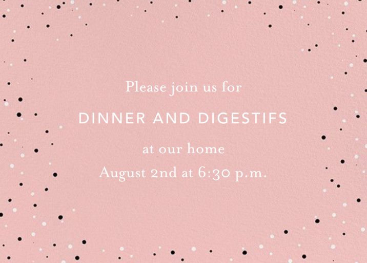 Color Block Party - Invitation by Ashley G - Back