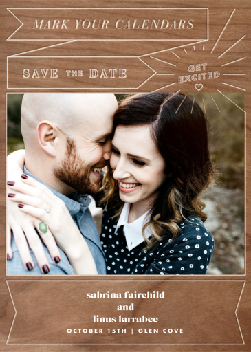 Chronology (Save the Date) by Paperless Post