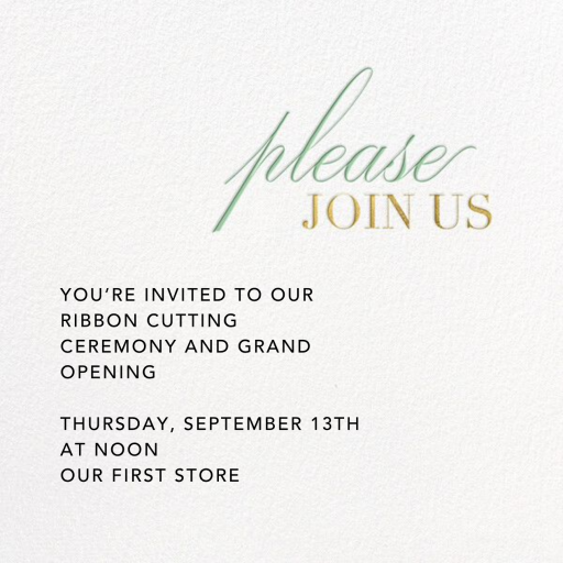 Please Join Us by Paperless Post