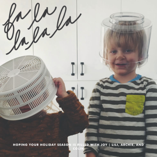 La La La - Christmas Card by Linda and Harriett