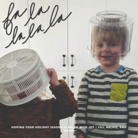 La La La - Christmas Card by Linda and Harriett