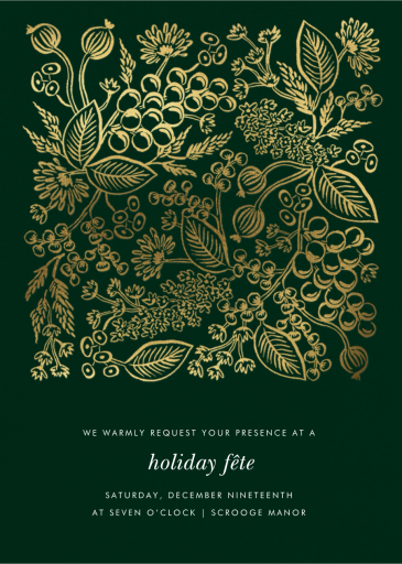 Gilded Holiday - Invitation by Rifle Paper Co.