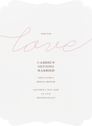 Thayer - Bridal Shower Invitation by Crane & Co.