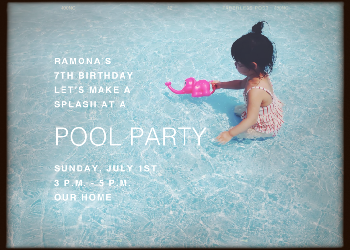 Medium Format Film Border by Paperless Post