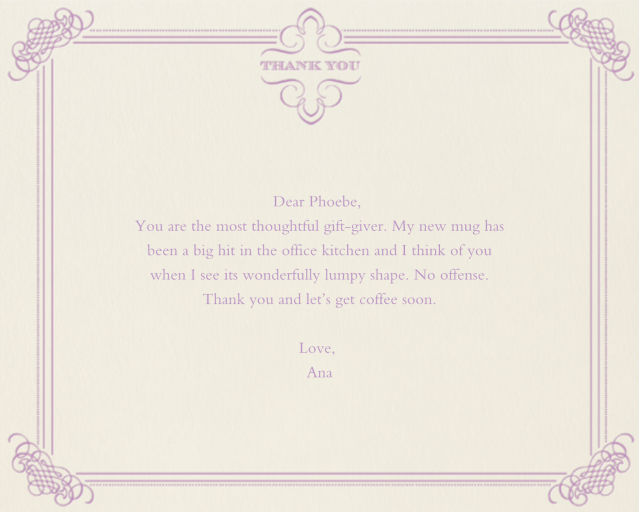 Antique Press (Stationery) - Thank You Card by Paperless Post