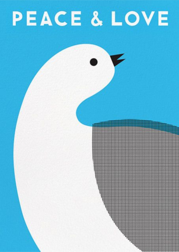Peace and Love Dove by The Indigo Bunting